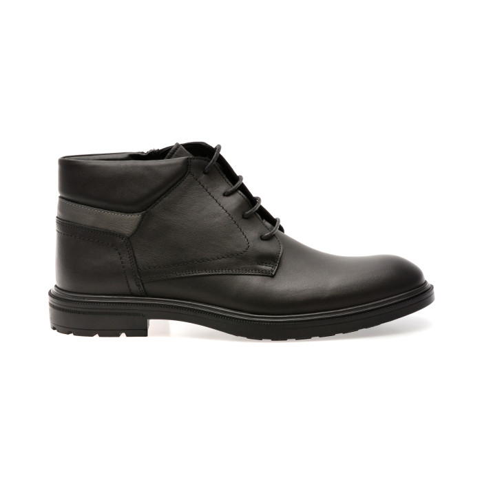 Ghete elegante OTTER negre, A65, din piele naturala