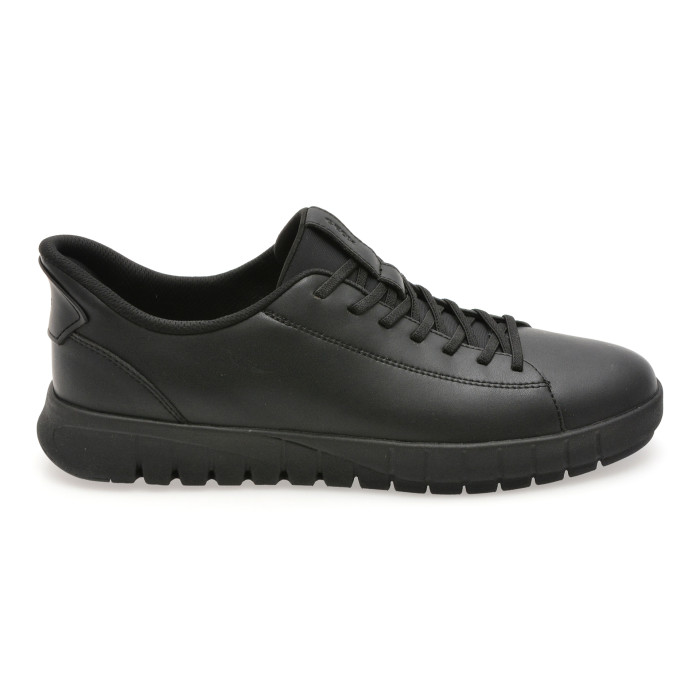 Pantofi sport GEOX negri, U56MAA, din piele ecologica