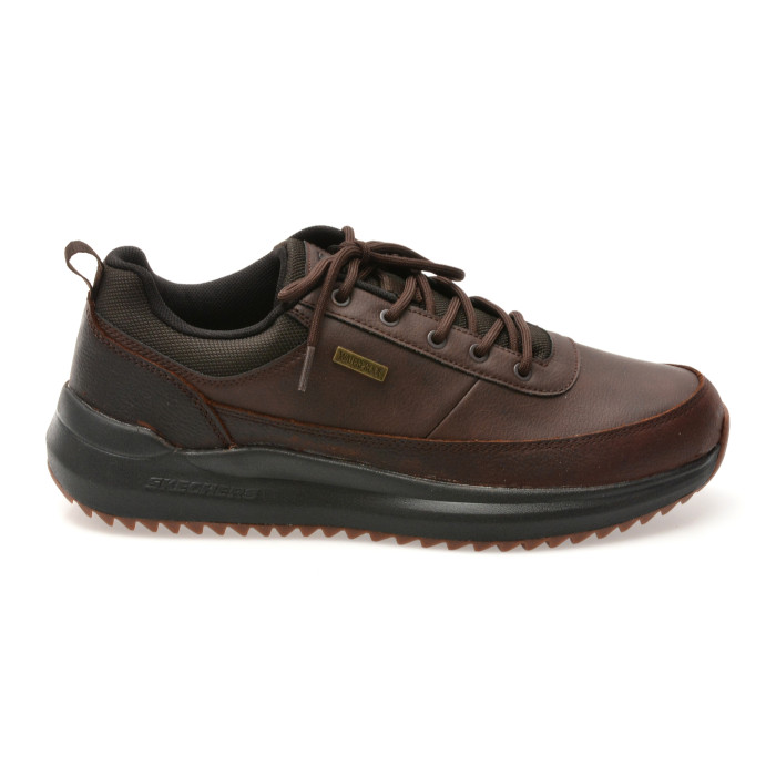 Pantofi sport SKECHERS maro, PARNELL, din piele ecologica