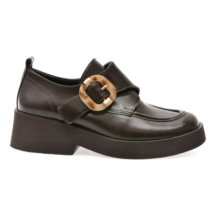 Pantofi EPICA maro, 4842521, din piele naturala