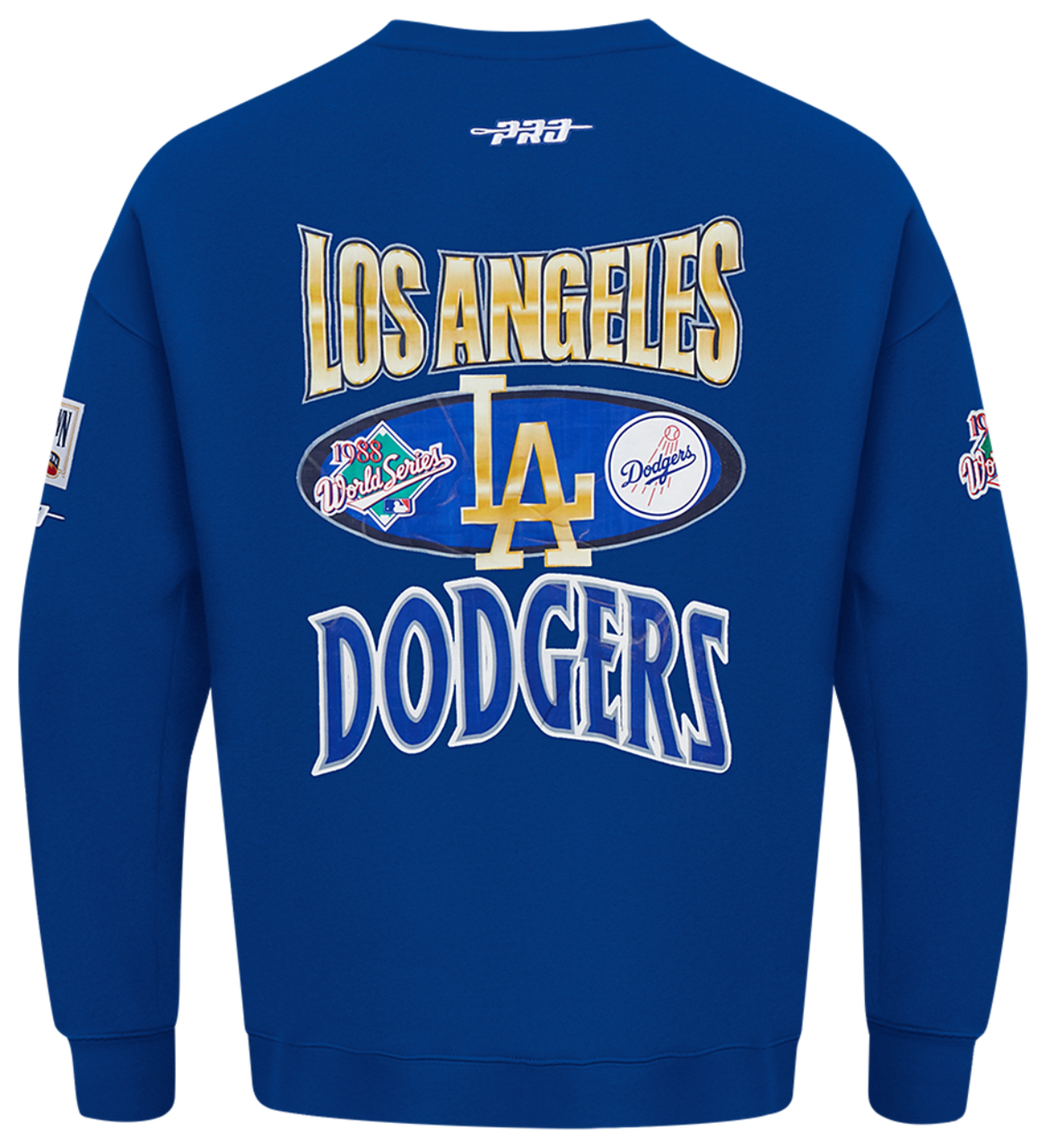 Pro Standard Dodgers Champs Drop Shoulder Crew