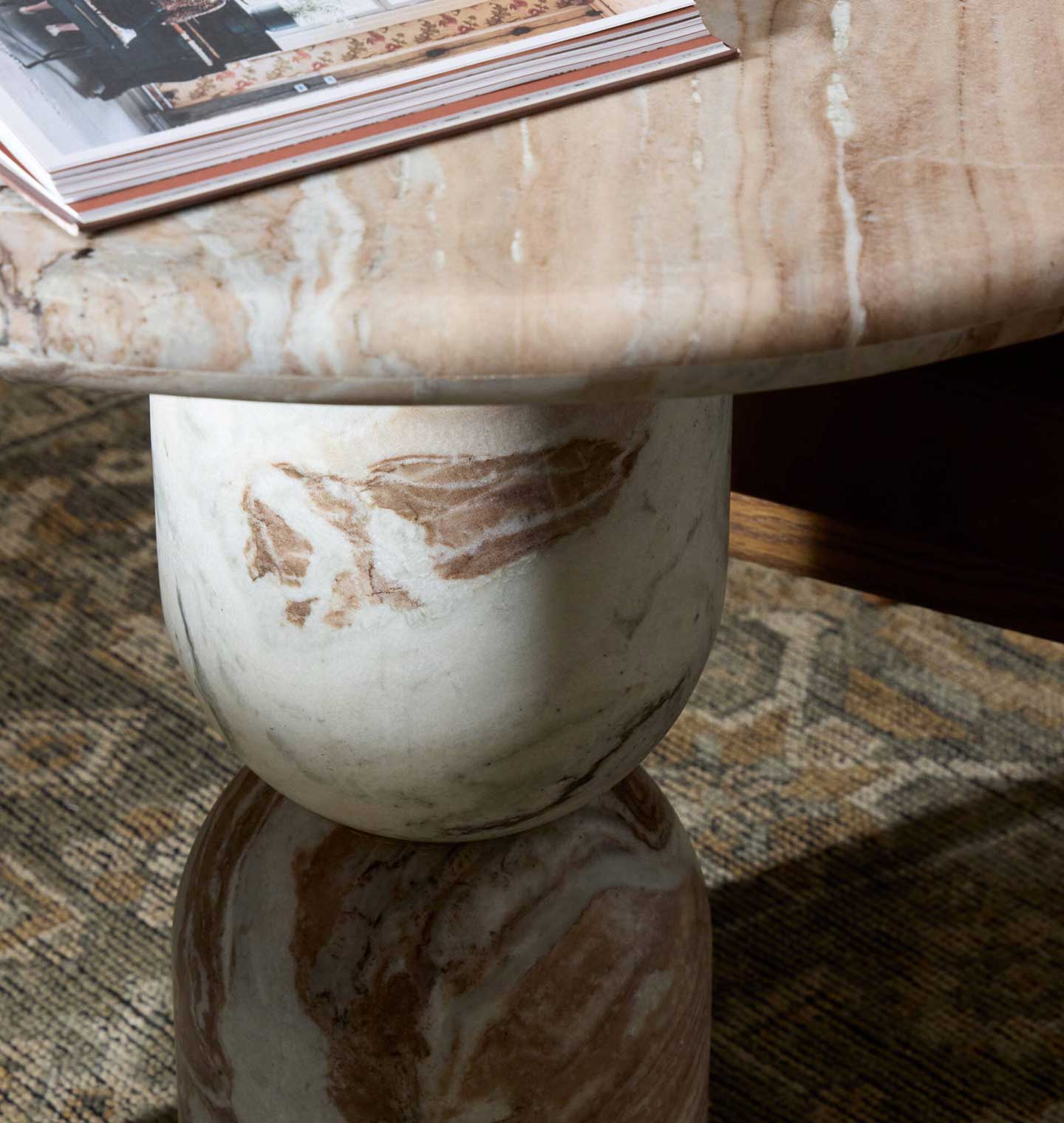 Figueroa Round Marble Dining Table