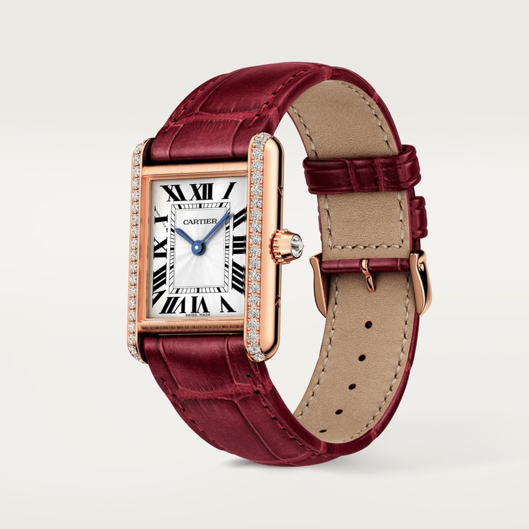 TANK LOUIS Rose Gold Diamond 22mm