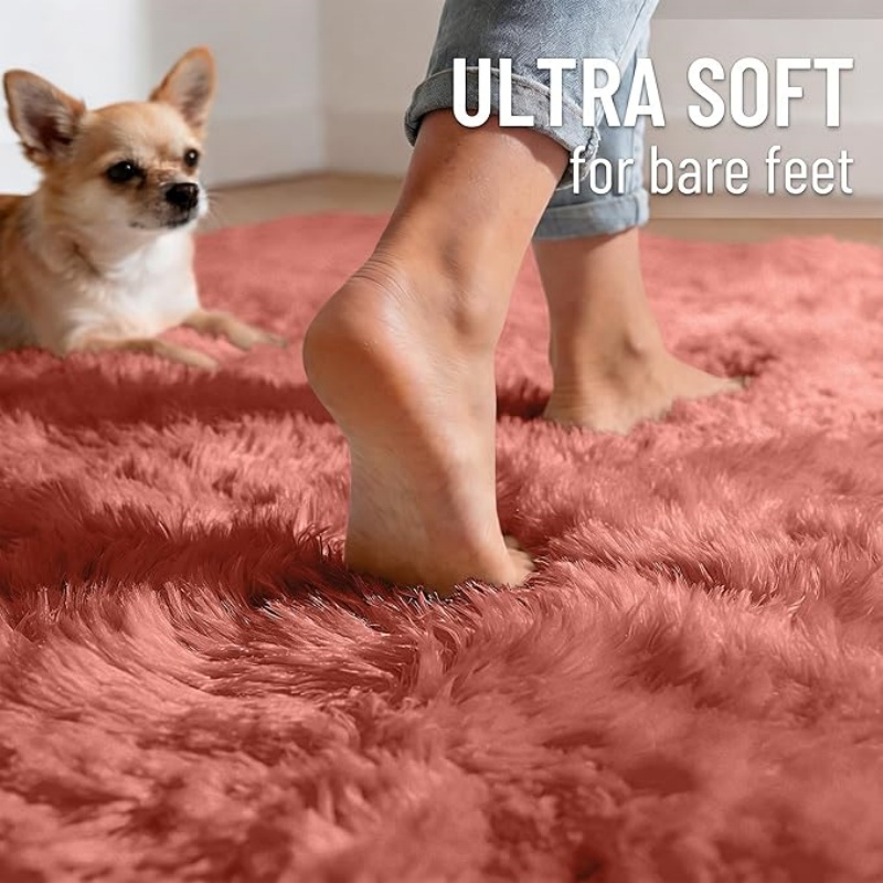 6x9 Machine Washable Large Area Rugs for Living Room, Bedroom