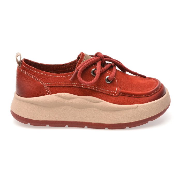 Pantofi sport GRYXX rosii, 68656, din piele naturala