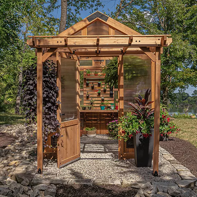 Backyard Discovery Bellerose Cedar Greenhouse