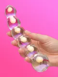 Lovehoney Beaded Sensual Glass Dildo 7 Inch