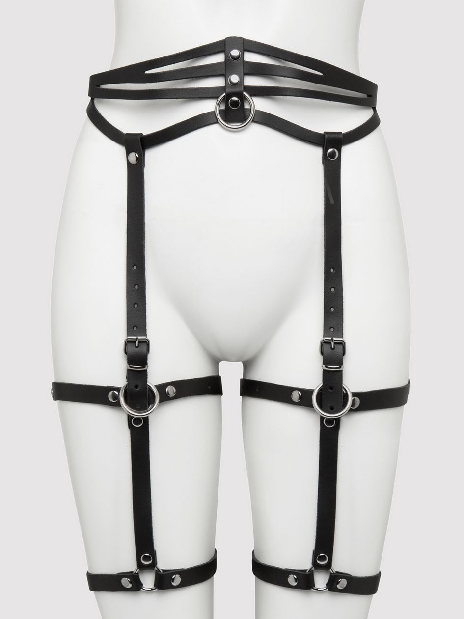 DOMINIX Deluxe Leather Leg Harness