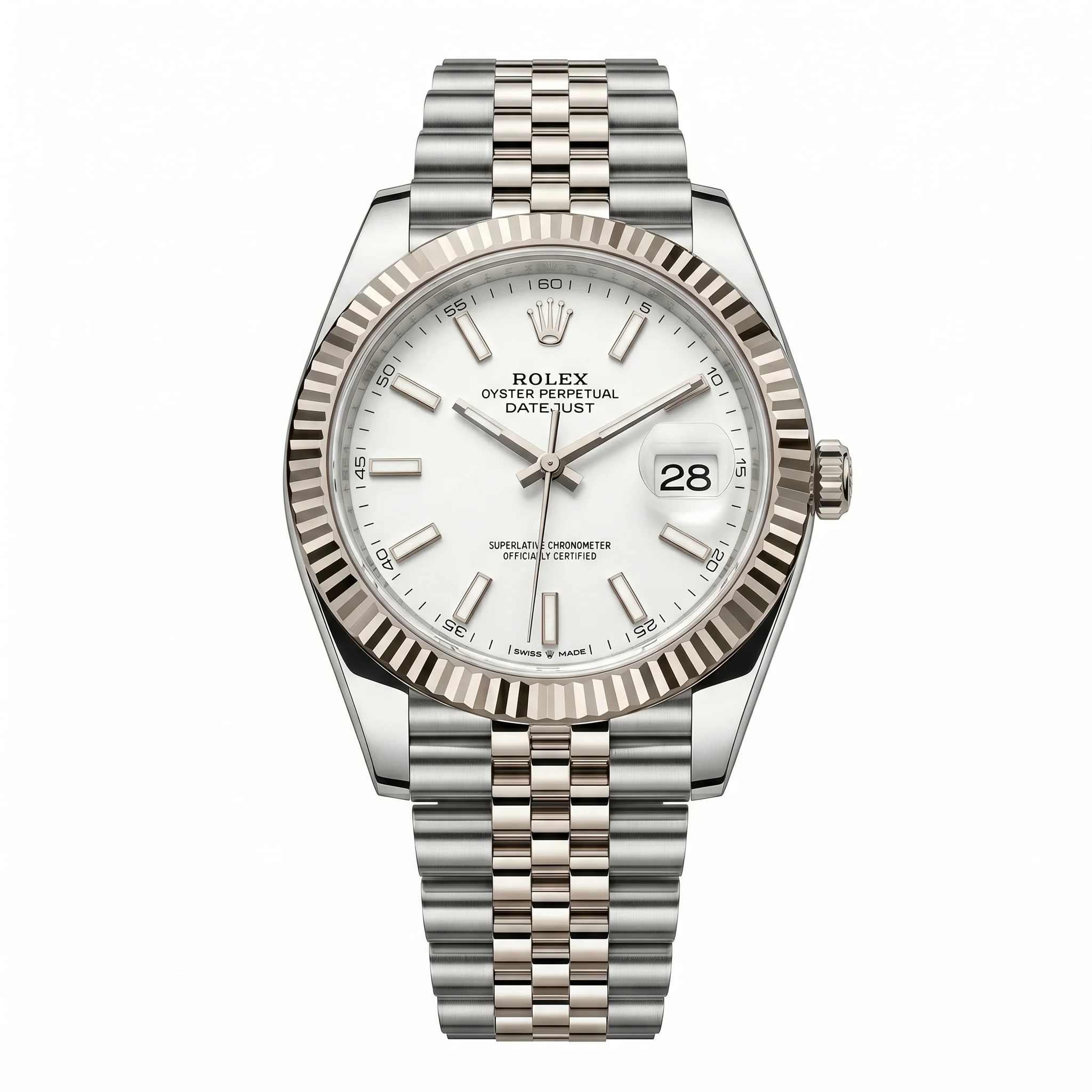 Rolex Datejust 41 126334 Oystersteel & White Gold 