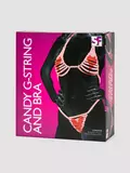 Sweet and Sexy Candy Pink Heart Bra Set