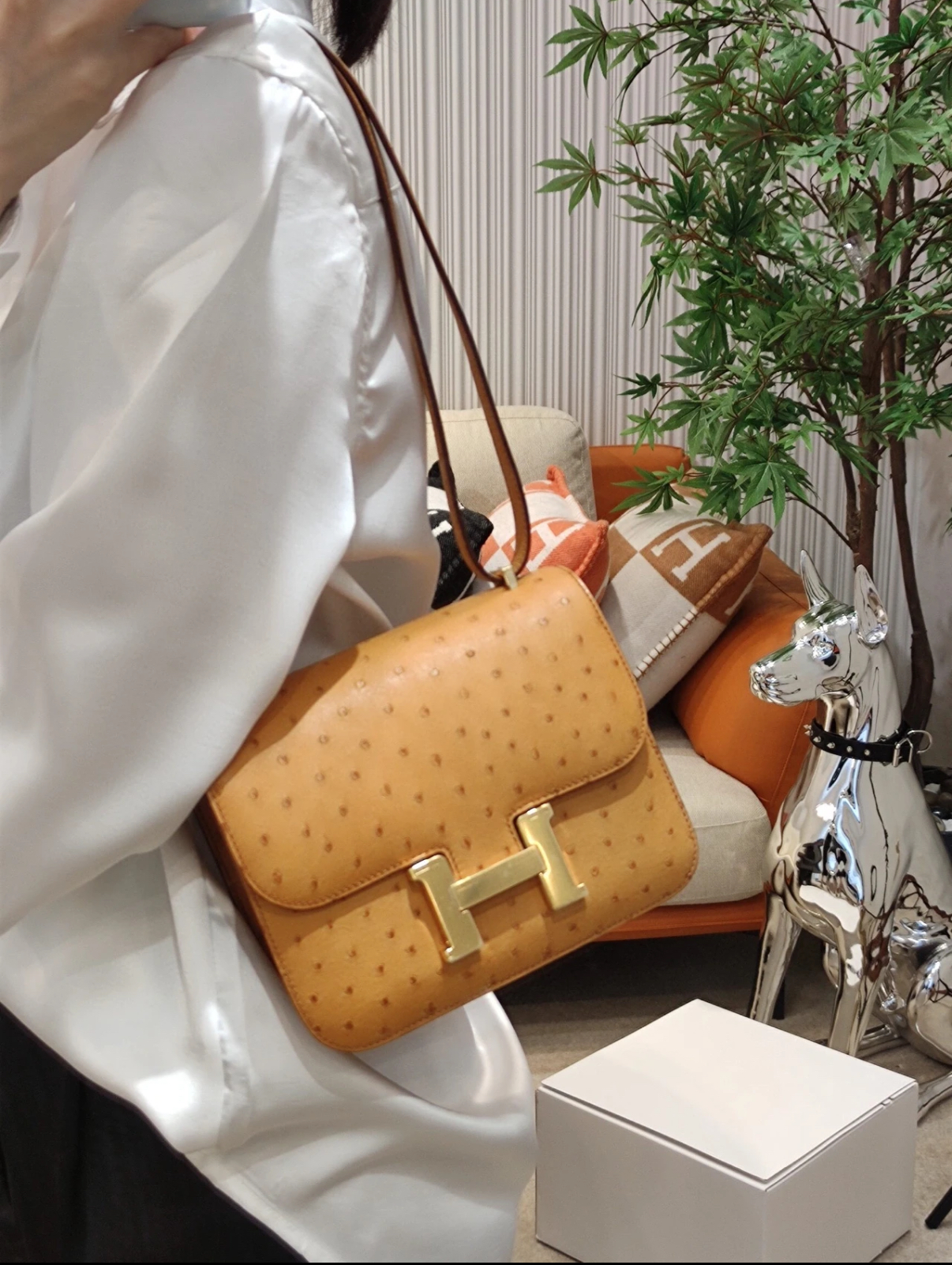 Hermes Handcrafted by masters Constance Mini 19