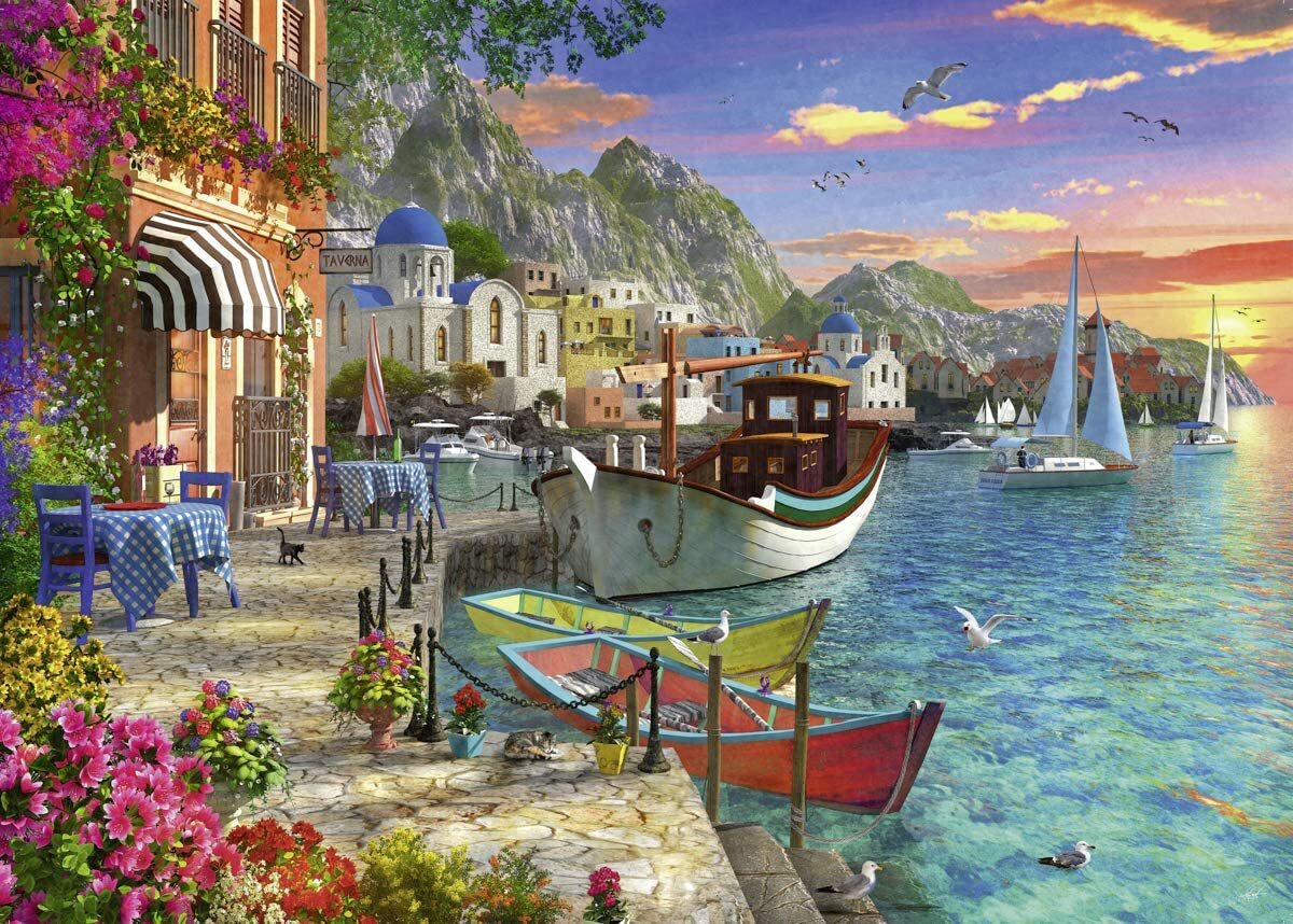 Grandiose Greece 1000 Piece Puzzle