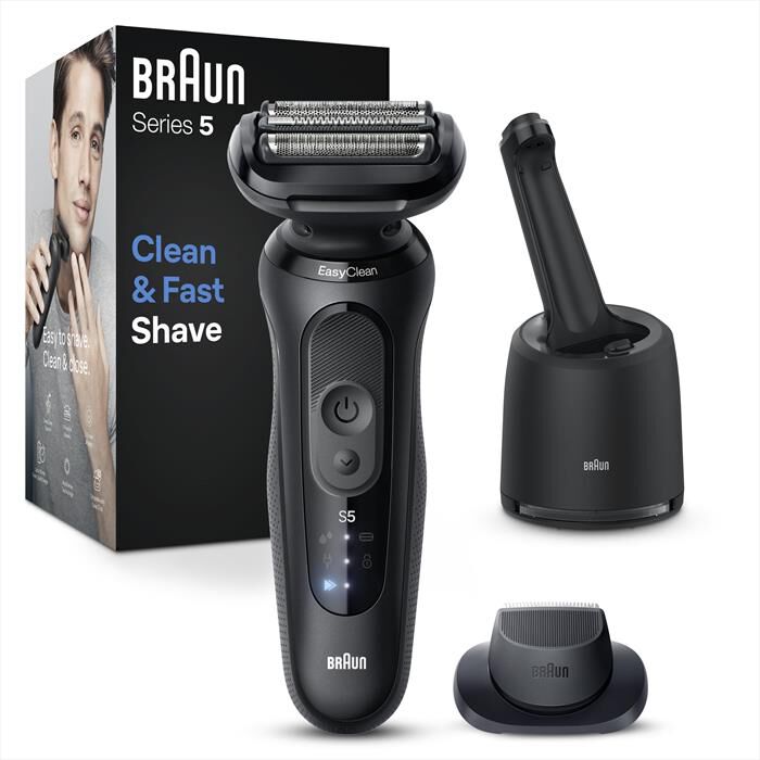 BRAUN - Rasoio SERIES 5 52-N7200CC-NERO