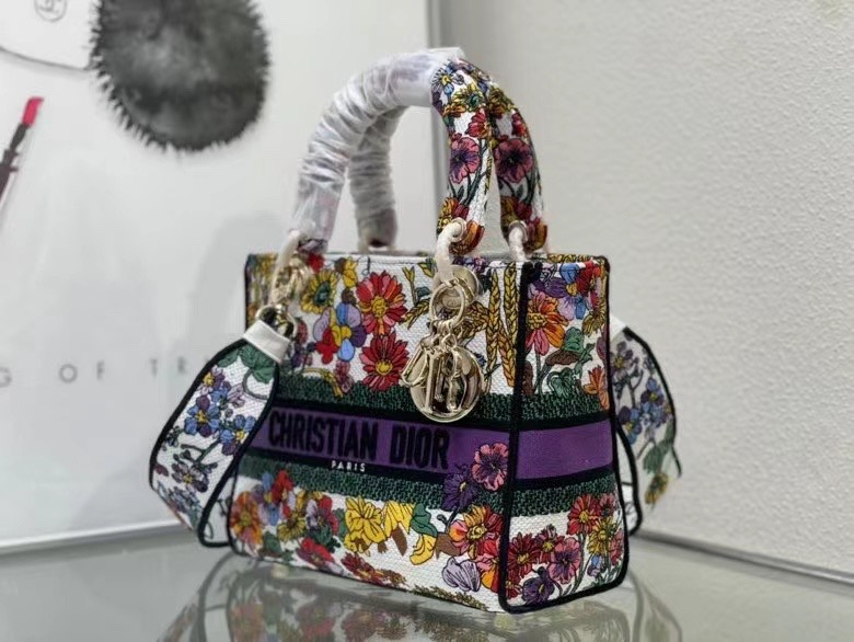 Dior Lady Women Shoulder Bags 24*20*11cm