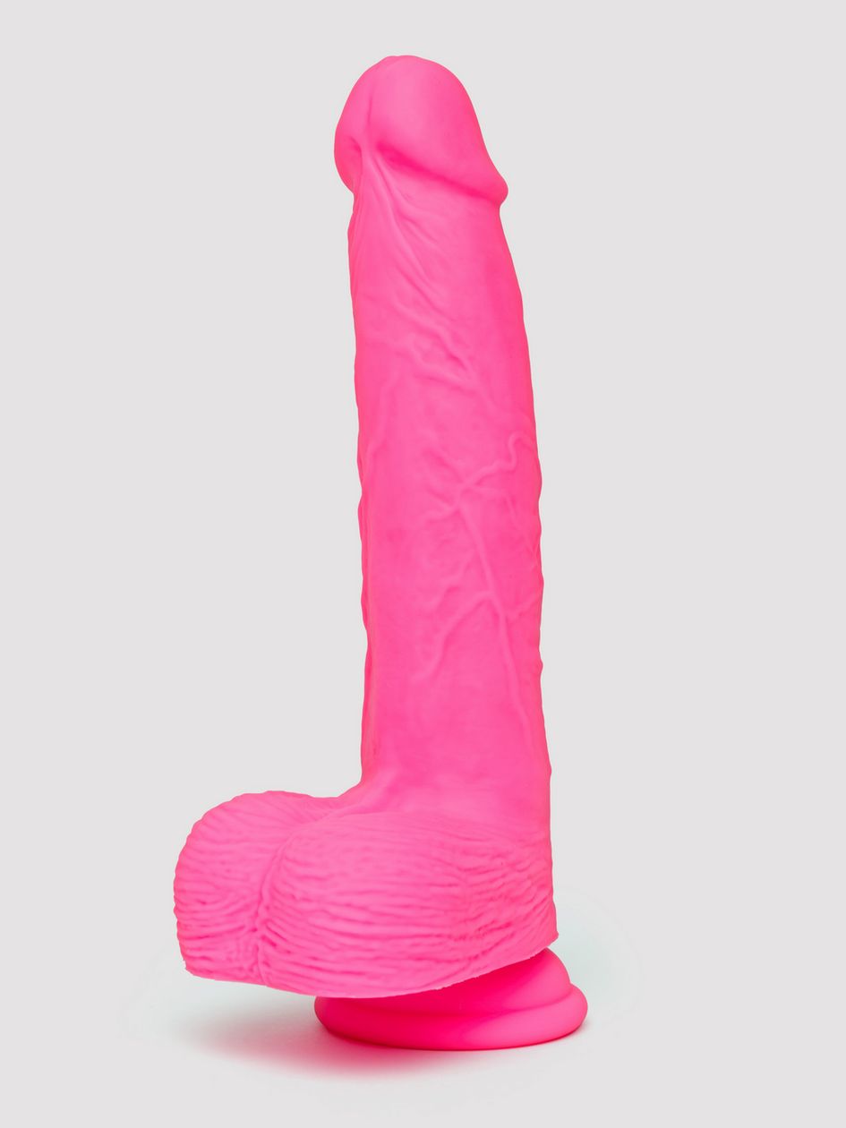 Rechargeable Rumbling &amp; Thrusting Silicone Dildo Vibrator
