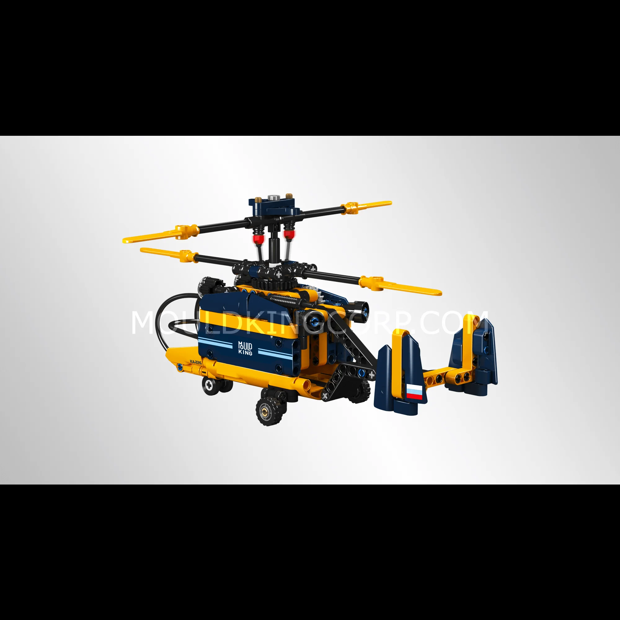 Mould King 24048 Coaxial Counter-rotating Helicopter Model Building Set | 274 Pcs