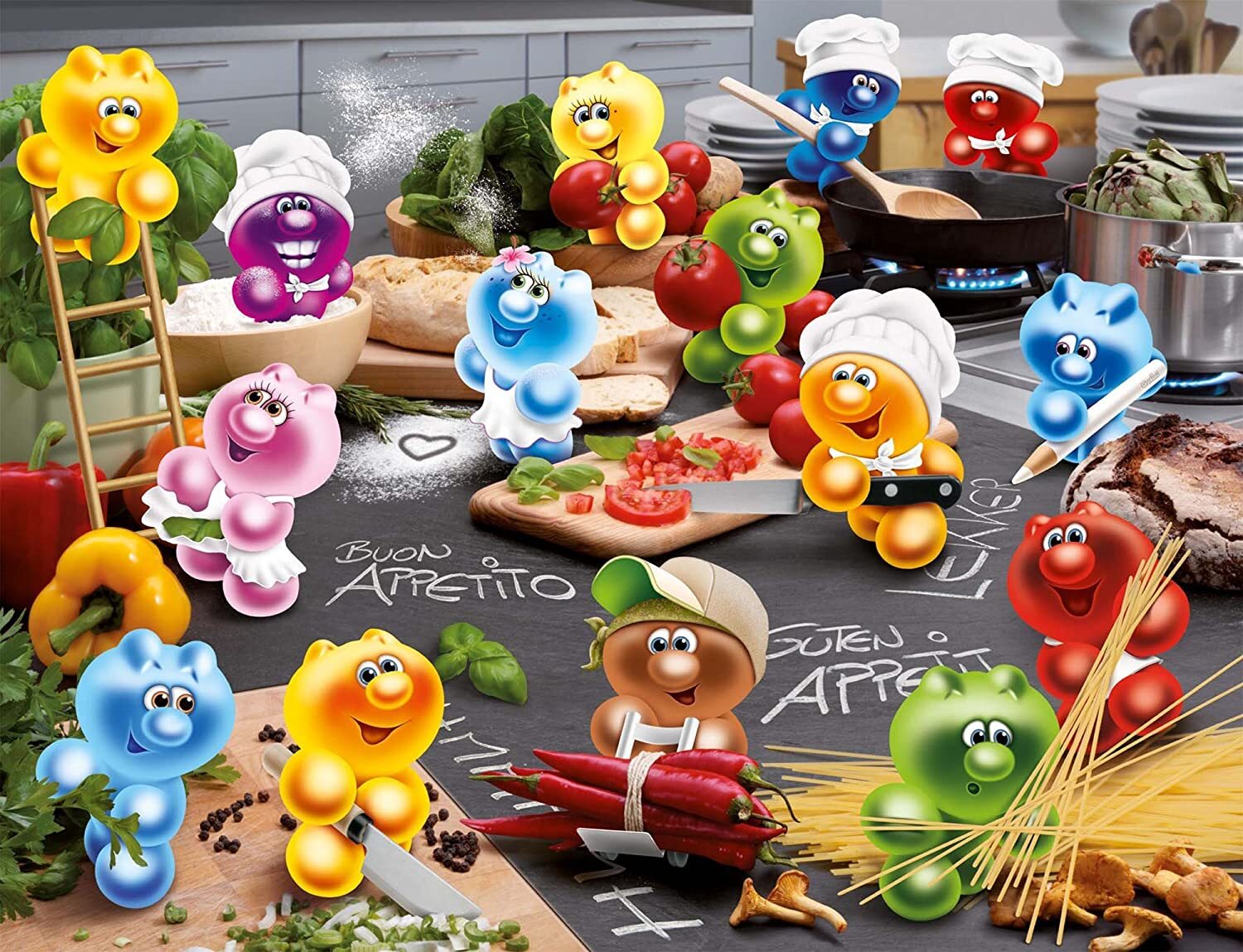 Gelini Passionate Cooks! 2000 Piece Puzzle