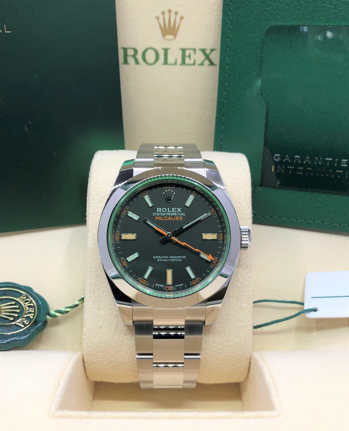 Rolex MILGAUSS Oyster, 40 mm, Oystersteel M116400GV
