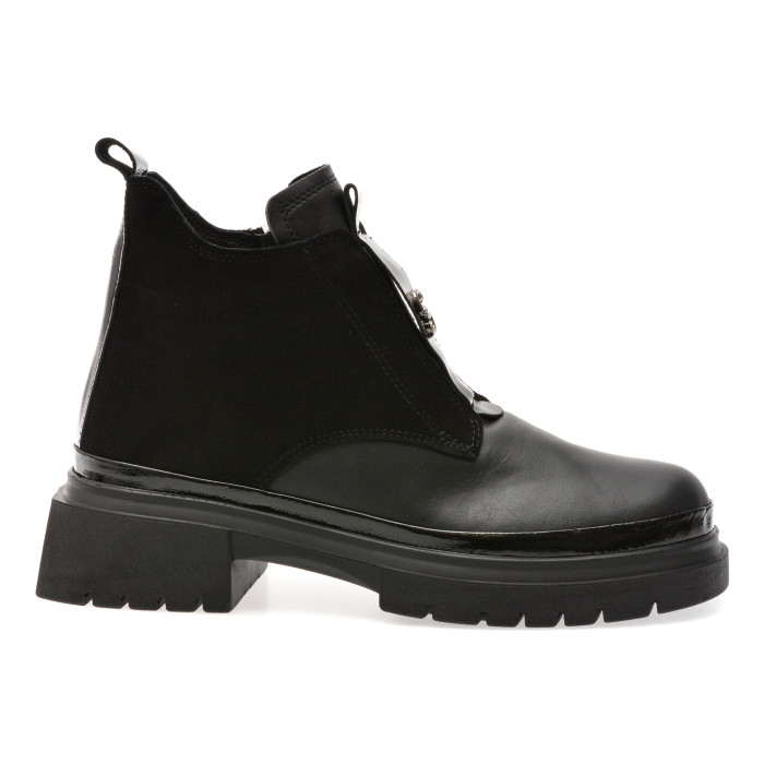 Ghete GRYXX negre, 386465, din piele naturala