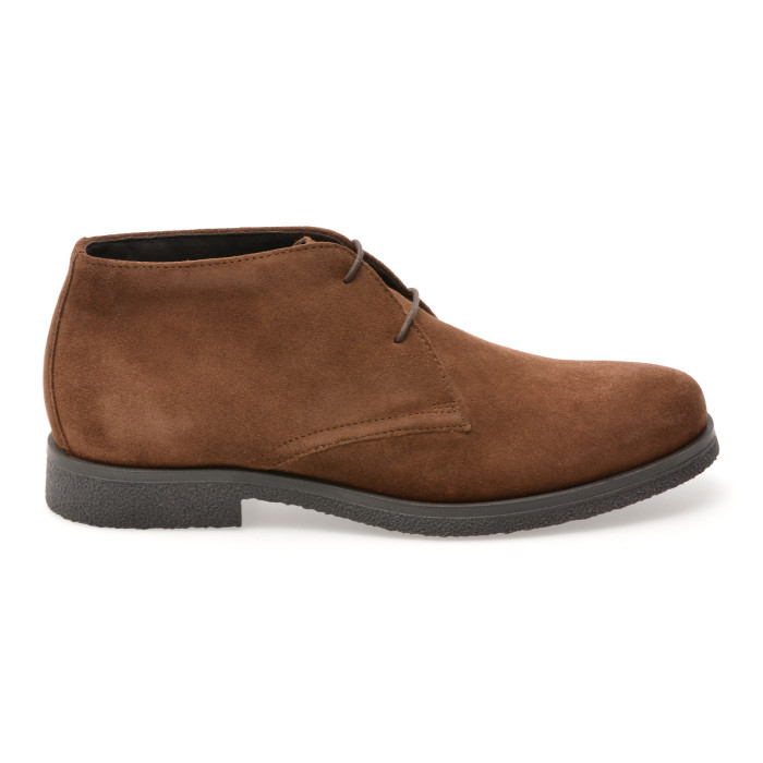Ghete GEOX maro, U0458A, din piele intoarsa