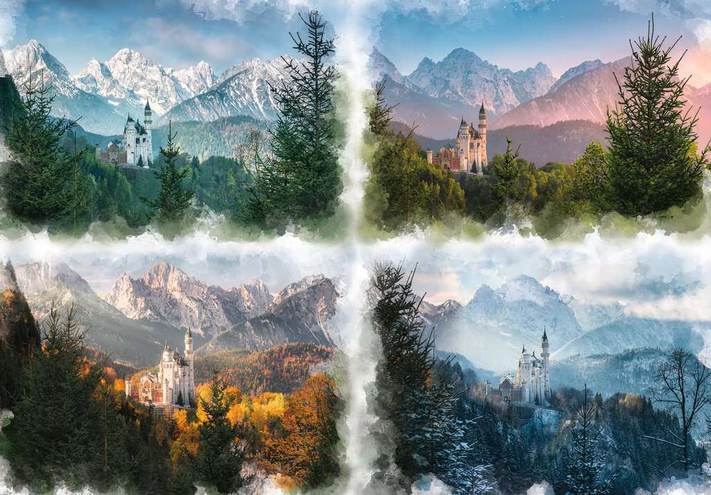 Castle Through The Seasons 18000 Piece Puzzle