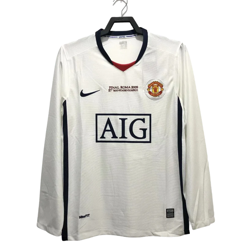Manchester United 08/09 II Away Jersey - Long Sleeve Retro Version