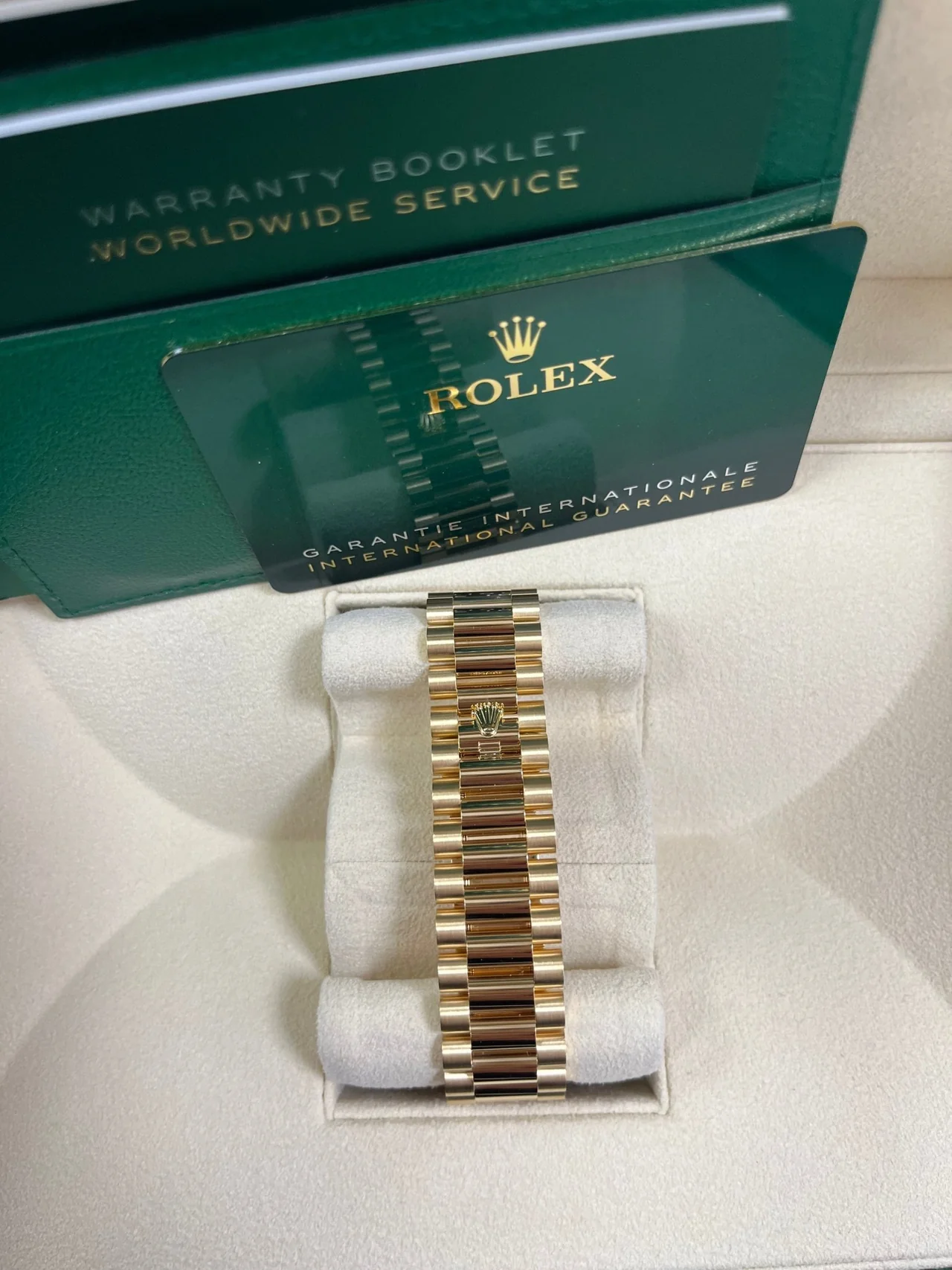 Rolex Day Date 40 Yellow Gold Green Ombre Dial M228238 00691