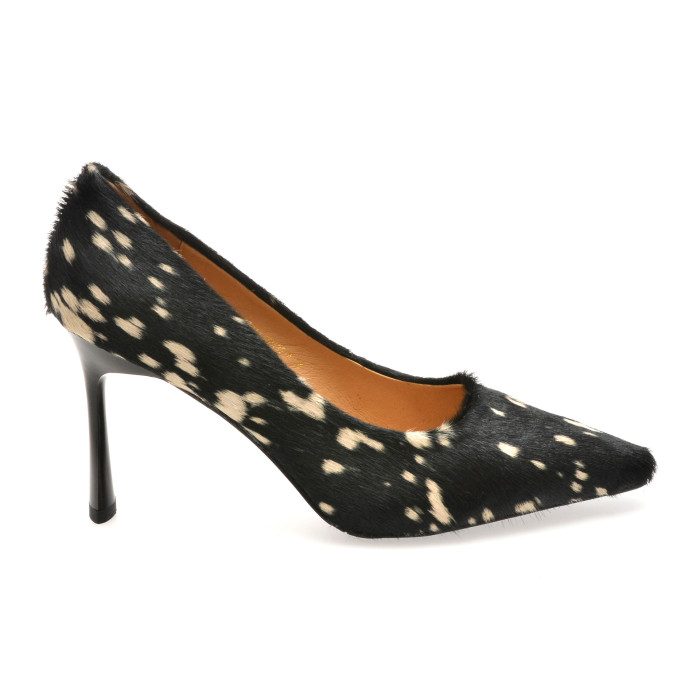 Pantofi eleganti EPICA negri, 5L106, din piele naturala