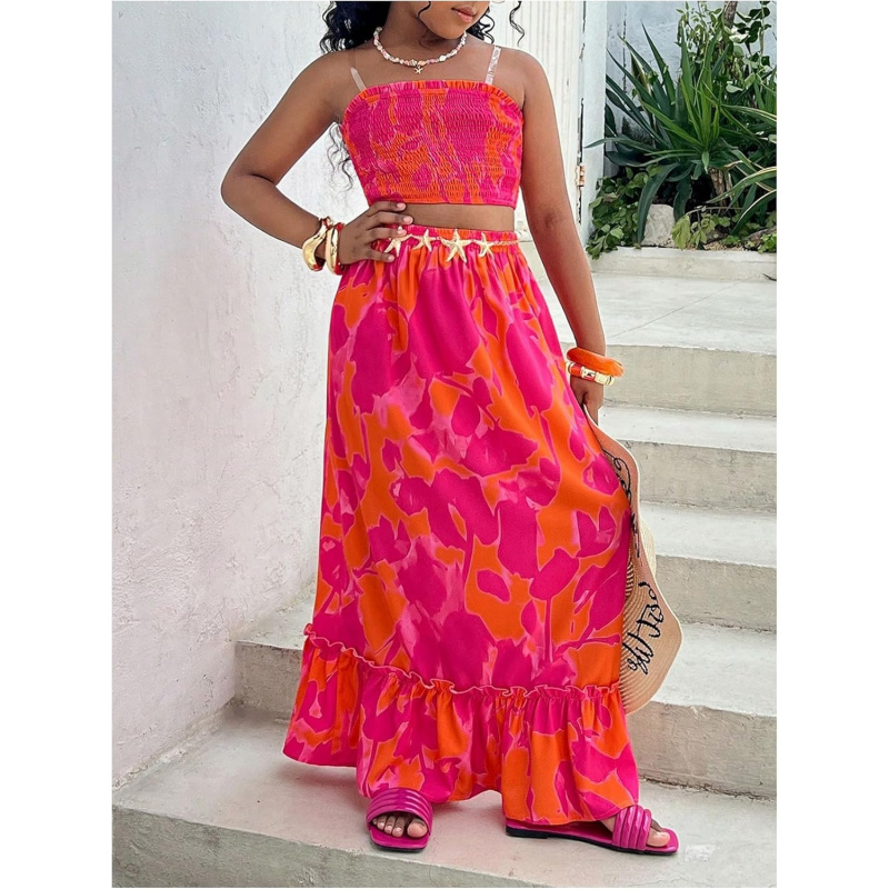 Girl's 2 Piece Vacation Outfit