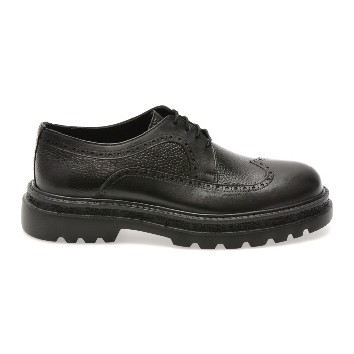 Pantofi GRYXX negri, 26530, din piele naturala
