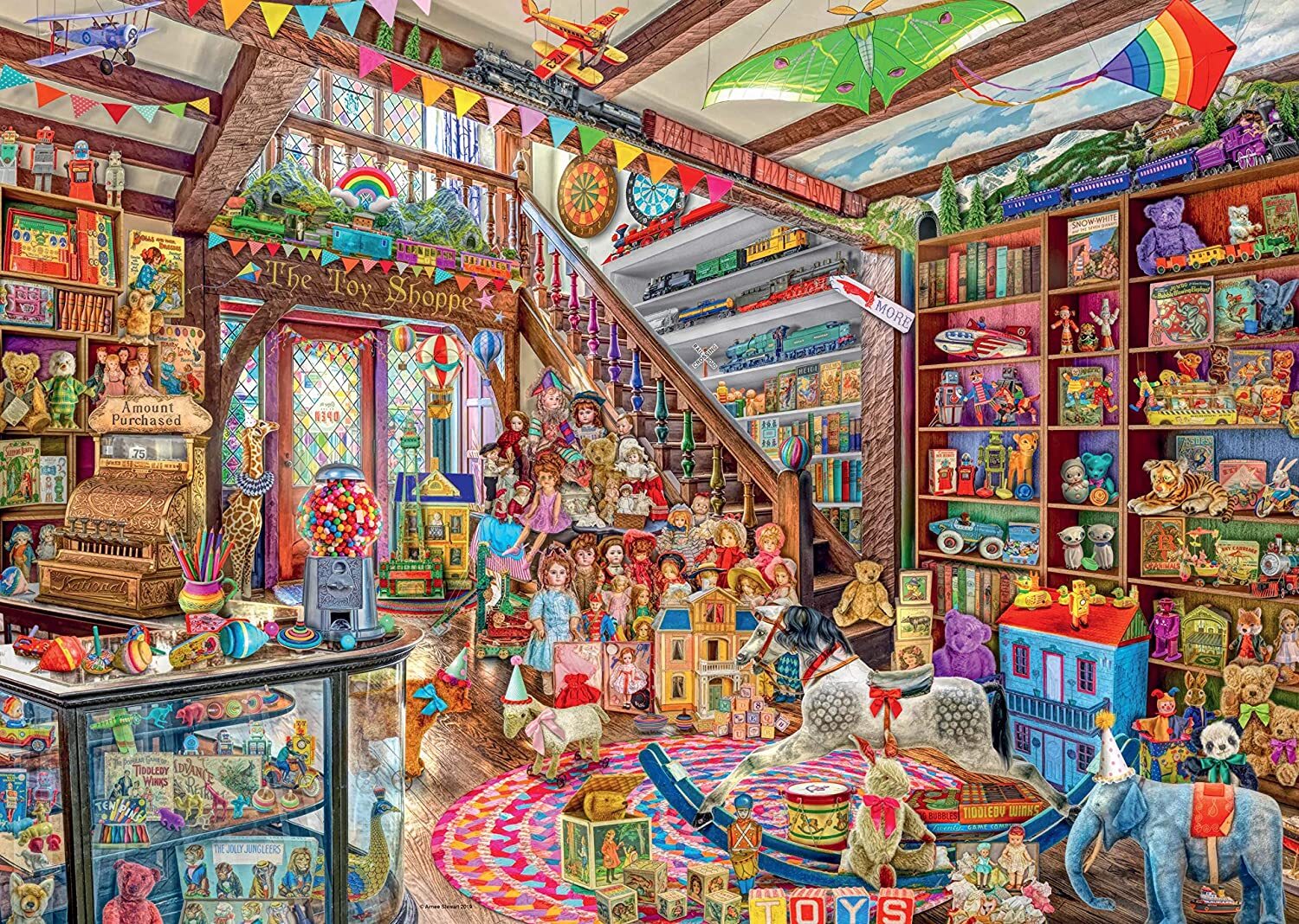 Aimee Stewart The Fantasy Toy Shop 1000 Piece Puzzle