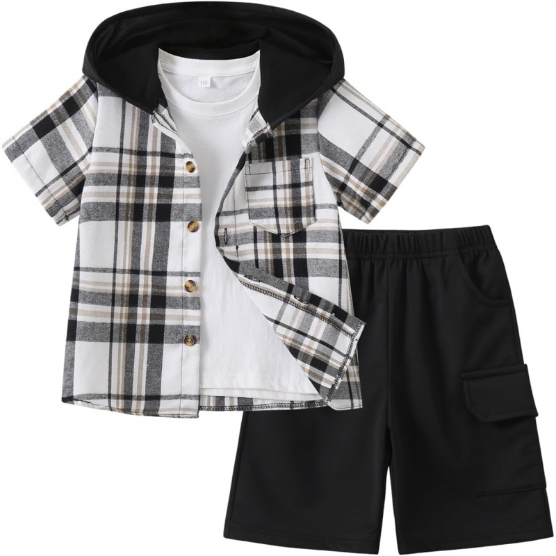 VAELIRAEL Boys Clothes Shorts Sets