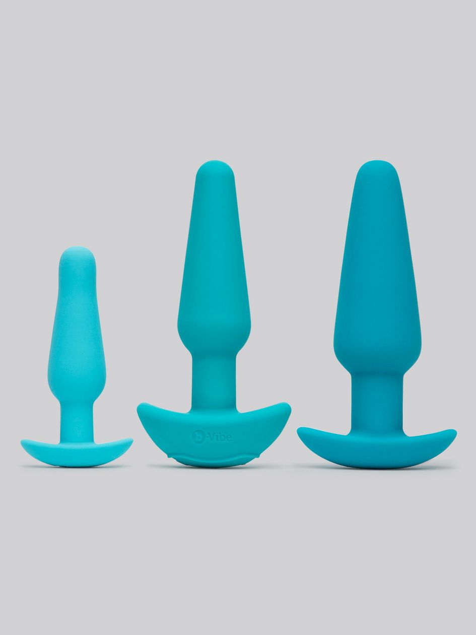 b-Vibe Rechargeable Anal Training and Education Butt Plug Set (5 Piece)