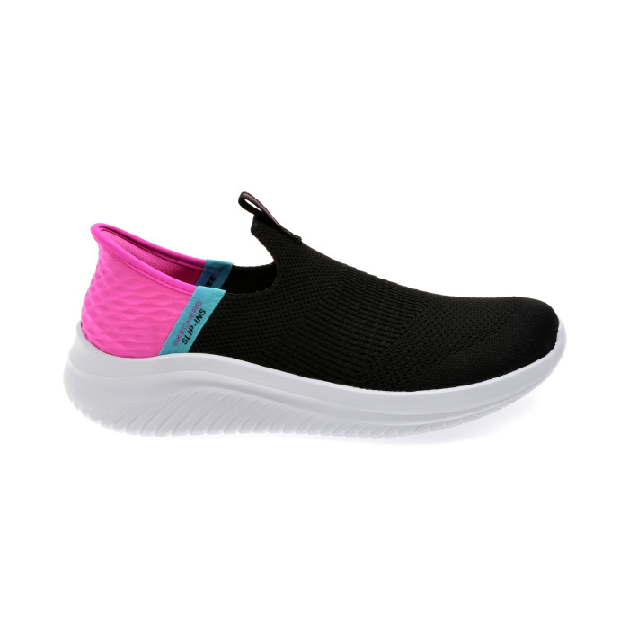 Pantofi sport SKECHERS negri, ULTRA FLEX 3.0, din material textil