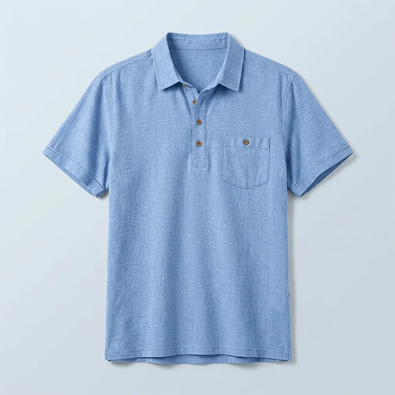 Mivanity Lightweight linen polo shirts