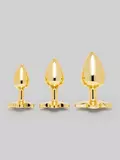 Lovehoney Star Power Jewelled Metal Butt Plug Set (3 Piece)