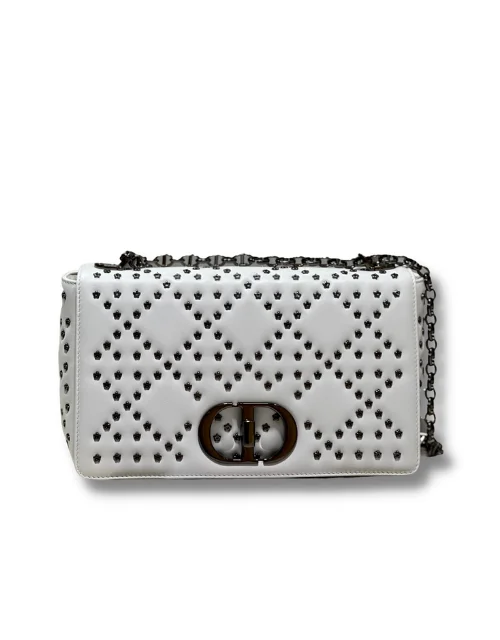 Large Caro Bag White/Black For Women 11.5in/29cm