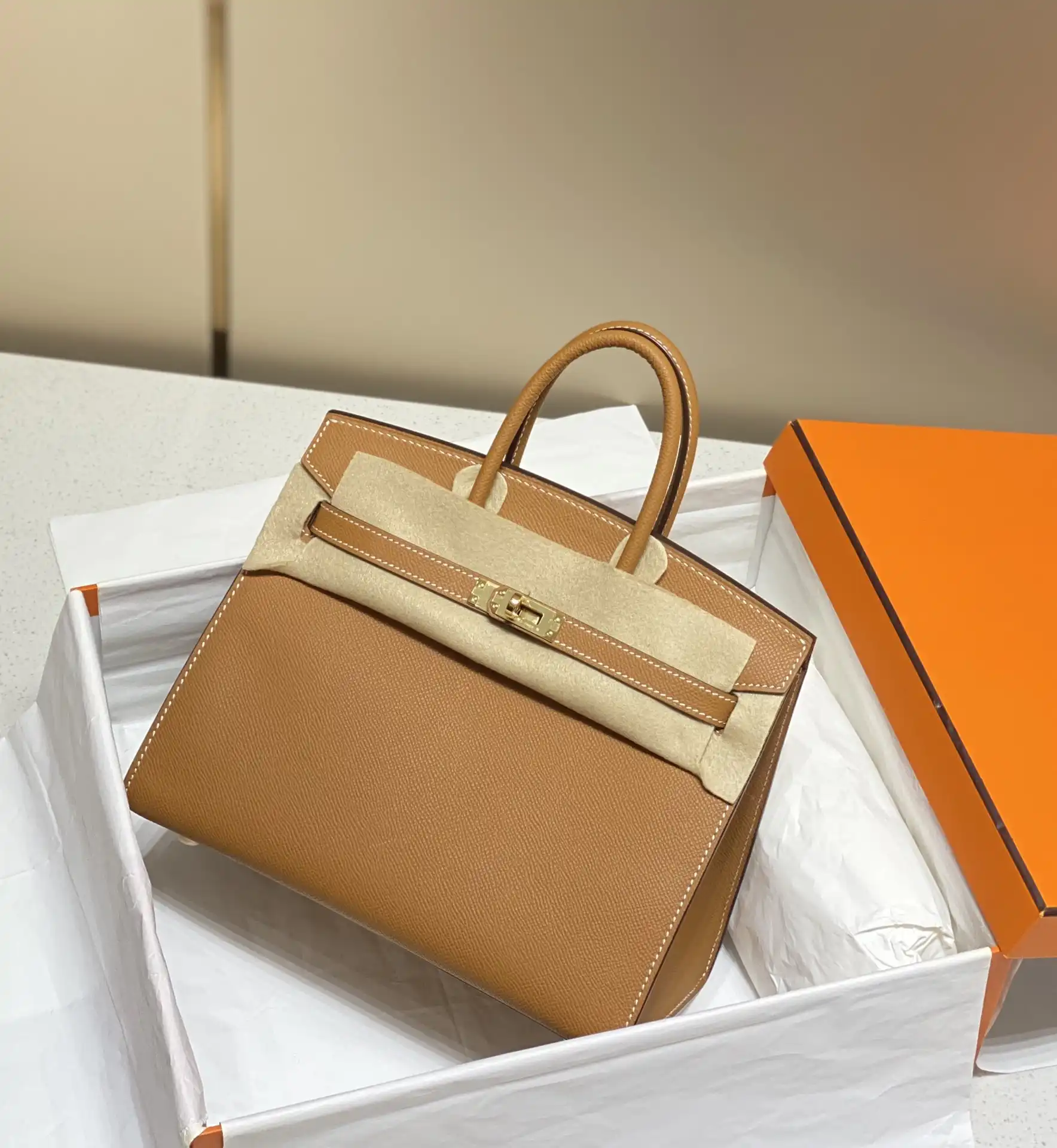 Epsom Birkin 25 - Artisantouchss