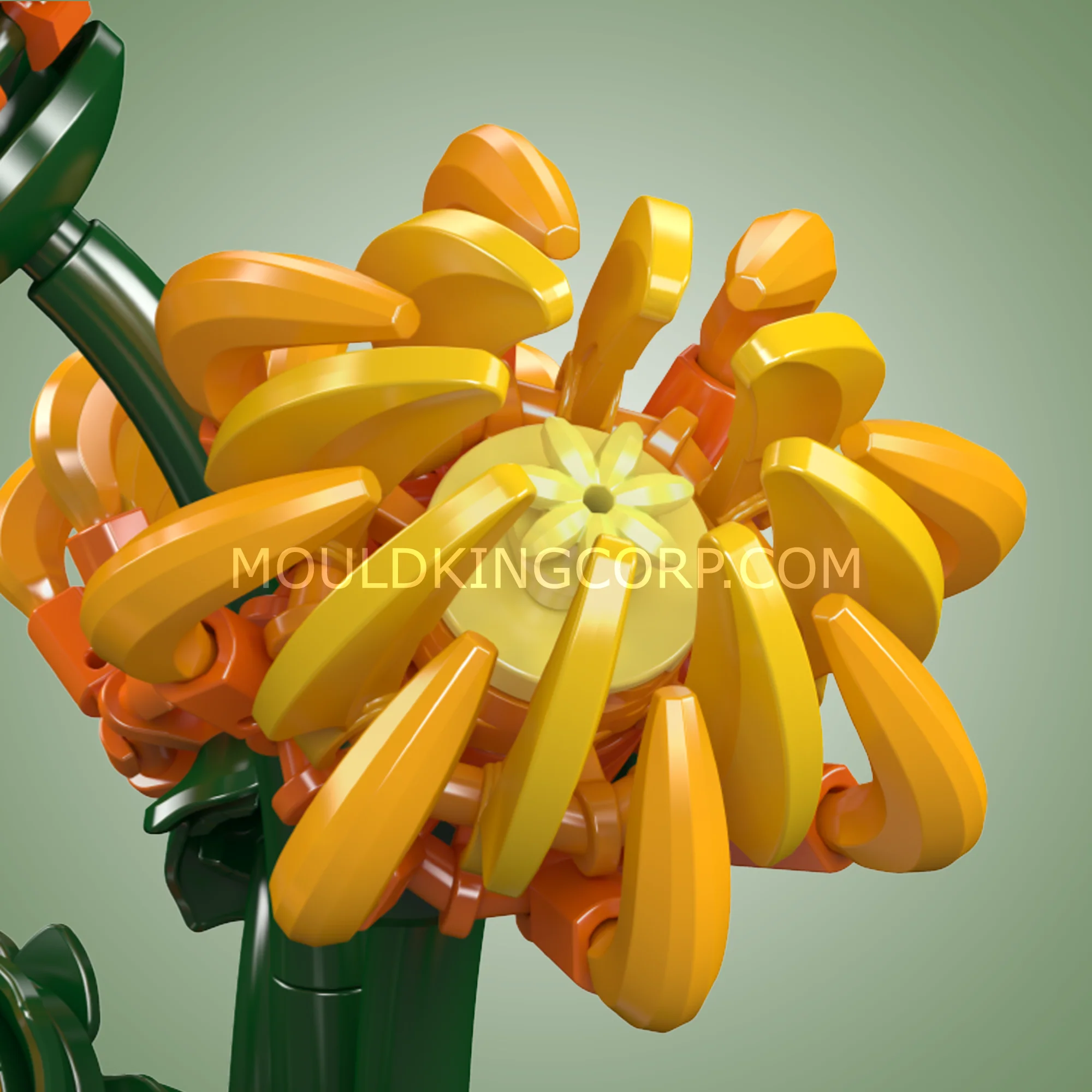 Mould King 24118 Chrysanthemum Potted Plant  Building Block Set | 417 Pcs