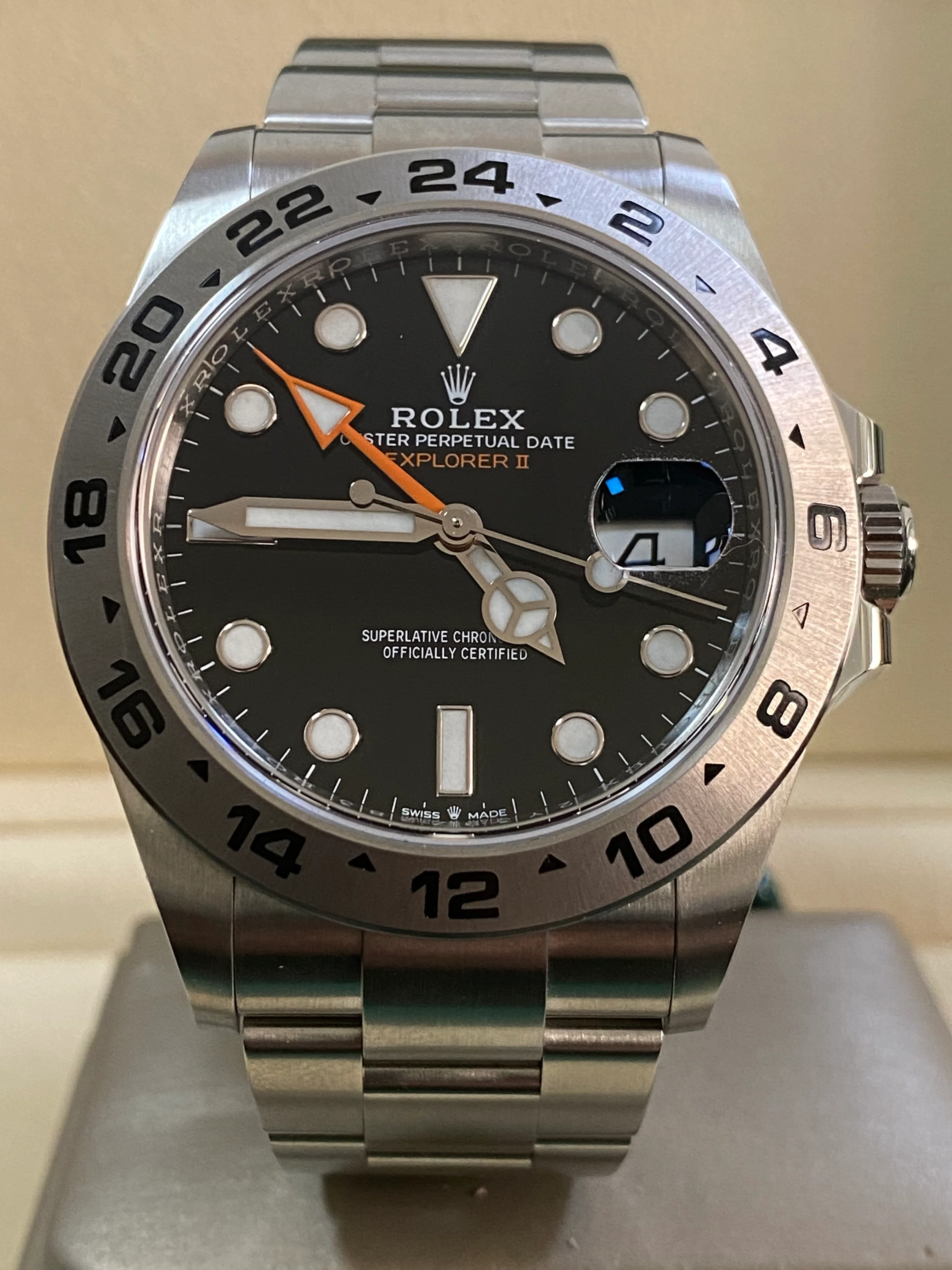 Rolex Oystersteel Explorer II - 2023 - Black Dial - Oyster Bracelet - 226570