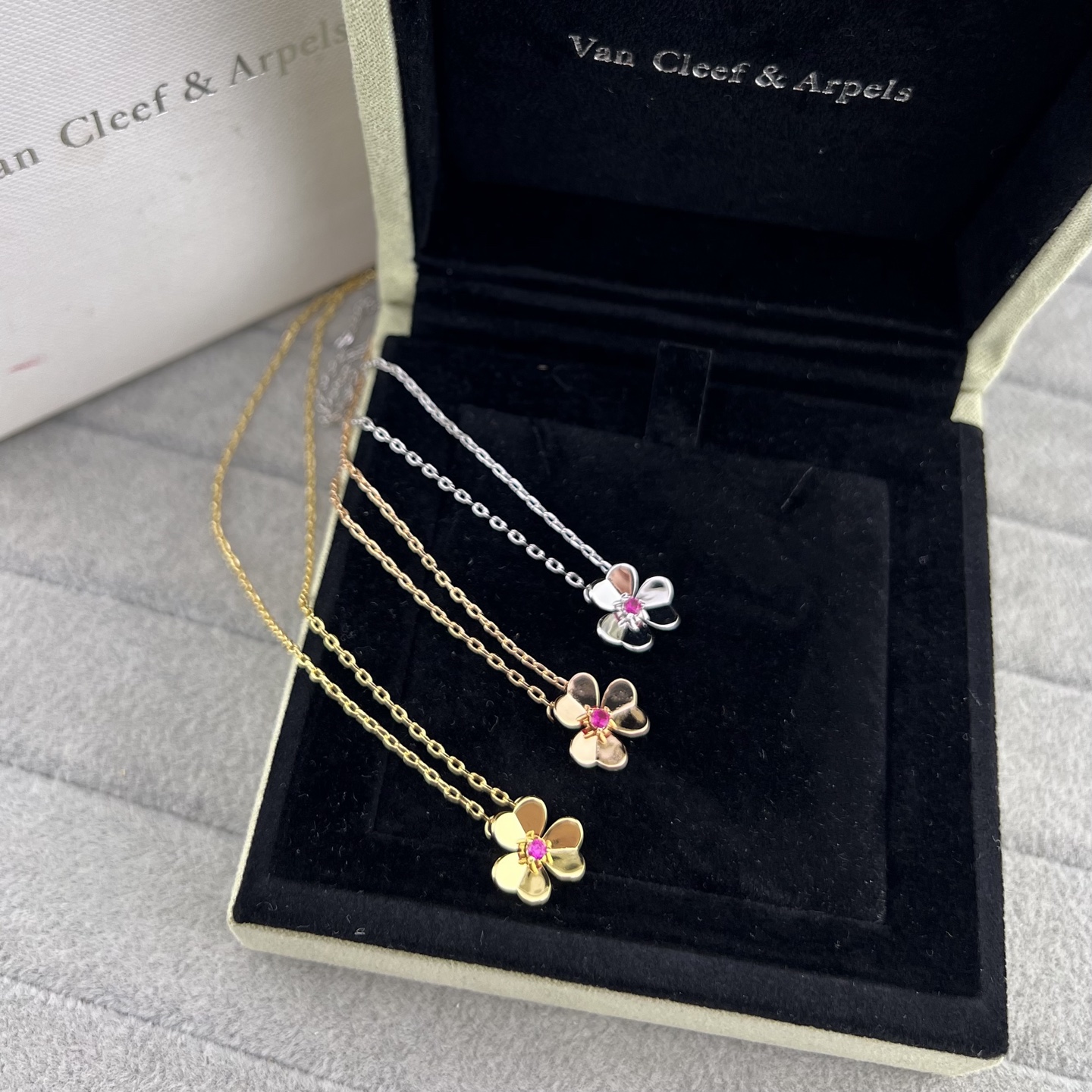 Mini Pendant Necklace, Ruby - Artisantouchss