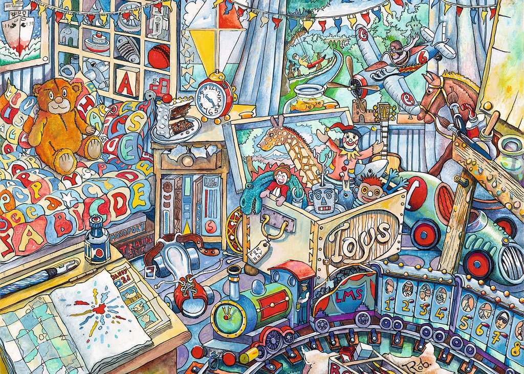 Toys, Toys, Toys 1000 Piece Puzzle