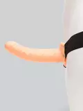 Lovehoney Perfect Partner Unisex Hollow Vibrating Strap-On 8 Inch