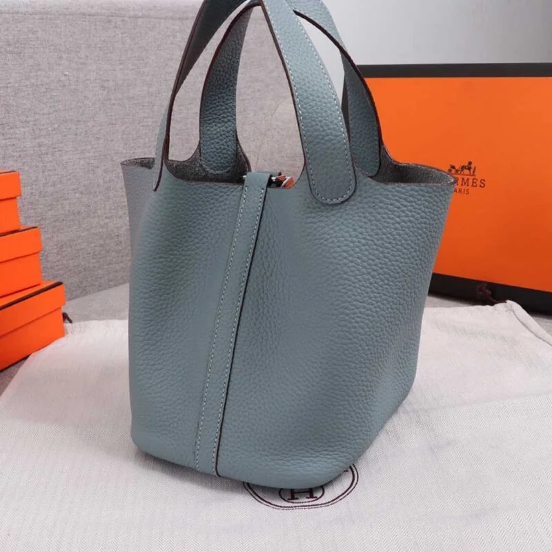 Hermes Picotin Lock 22Cm&18Cm Bag Blue/Orange/Pink