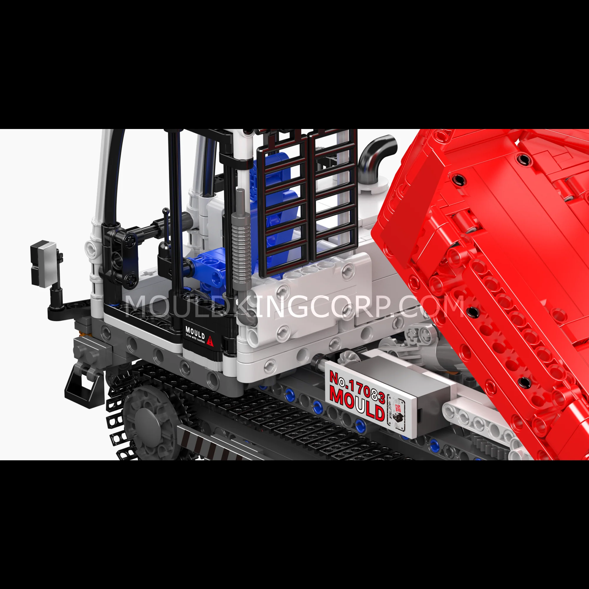 Mould King 17083 Remote-Controlled Tracked Dumper Building Set | 1,105 Pcs