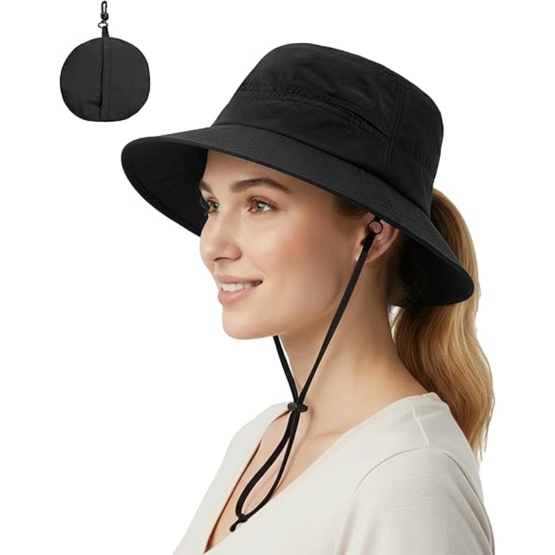 Womens Ponytail Sun Hat
