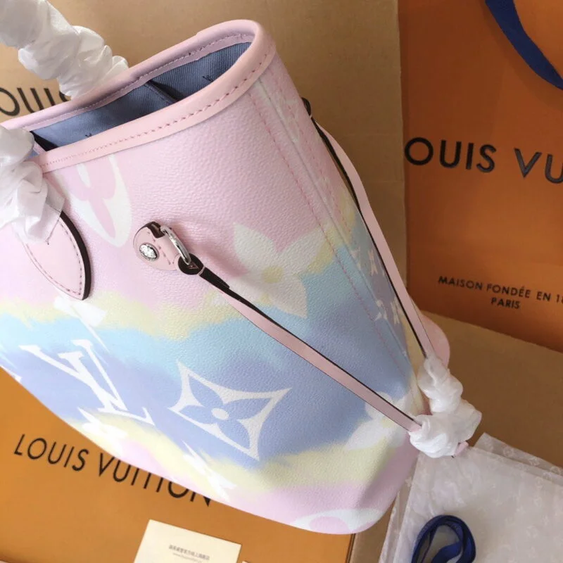 Louis Vuitton Escale Neverfull Mm M45127 Pink/Blue/Red