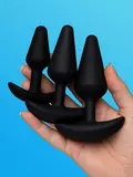 Lovehoney Triple Base Remote Control Rechargeable Anal Training Kit (3pc)