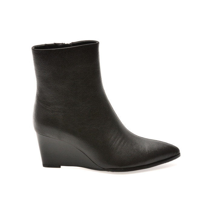 Botine EPICA negre, 4B239, din piele naturala