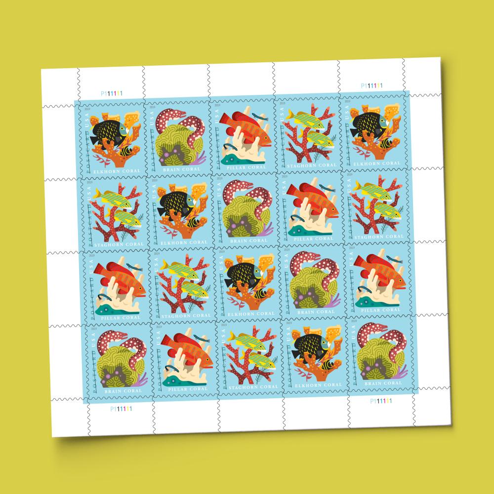 2019  Stamps Coral Reefs